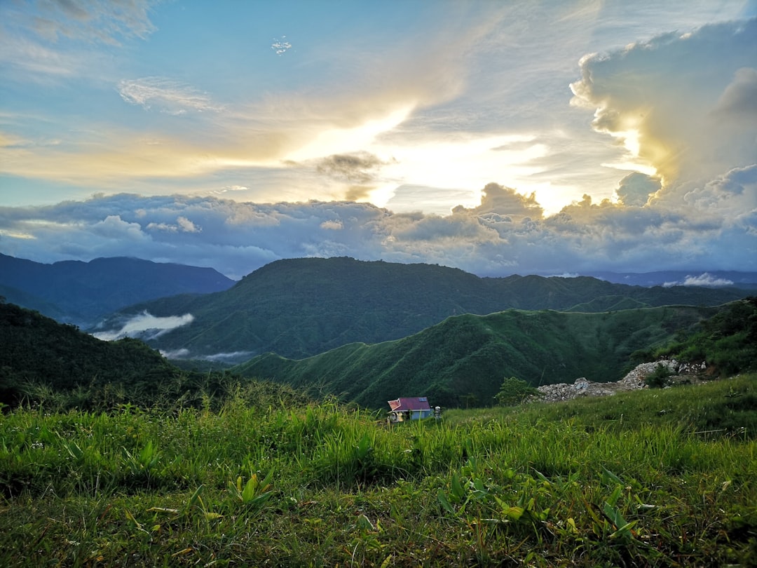 Chom Thong hillside bar view valley sunset